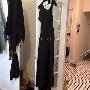 Calvin Klein Black Gown size 4
